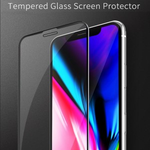 2.5D Silk εκτυπωμένο προστατευτικό οθόνης σκληρού γυαλιού για XI / XI MAX 2019